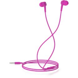 2BOOM Mixx Go Stereo In-Ear Headphones, Bi-Directional Noise Reduction, 100 cm, Pink